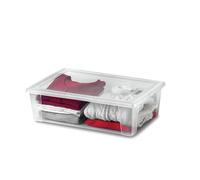 1PEZZO CONTENITORE MULTIUSO Lt. 5 - cm. 32,5x19x11 h col. Trasparente