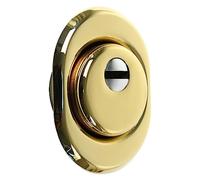 1PEZZO DEFENDER ANTITRAPANO REGOLABILE PER SERRATURE h.14/25 mm - ømm. 50 ottone