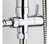 1PEZZO DEVIATORE PER COLONNA DOCCIA LX-4001 CROMO