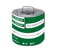 1PEZZO FILO FERRO SPINATO ZINCATO - rotolo da mt.100