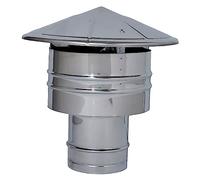 1PEZZO FUMAIOLO A CAPPELLO ANTIPIOGGIA øcm 25