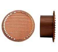 1PEZZO GRIGLIA AERAZIONE RAME D.100 BOCCA IN PLASTICA