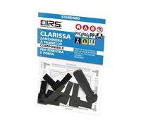 1PEZZO KIT 4 ANGOLI + ROTELLA PER PROFILO ZANZARIERA CLARISSA