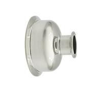 1pezzo Lucidato Tri Clamp Riduttore, Acciaio Inossidabile Raccordo Ciotola | Connettore Emisferico Per Tubo, 304(1.5inchesx4inches)