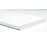 1PEZZO MENSOLA MURALE STONDATA Col. Bianco cm. 80x25x2,5