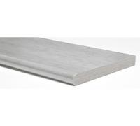 1PEZZO MENSOLA MURALE STONDATA Col. Rovere grigio cm. 80x25x2,5