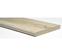 1PEZZO MENSOLA MURALE STONDATA Col. Rovere sonoma cm. 40x20x1,8