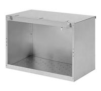 1PEZZO NIDO UNIFICATO PER GABBIE CONIGLI cm. 43x25,5x29 h
