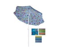 1PEZZO OMBRELLONE DA SPIAGGIA IN TNT FANTASIA TONDO CM.135 - colori assortiti