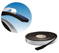 1PEZZO PARAFREDDO IN GOMMA mt. 10 mm. 30x5 - Nero