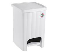 1PEZZO PATTUMIERA A PEDALE 'MARGHERITA' LT. 20 - COLORE BIANCO