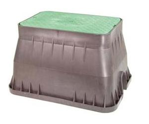 1PEZZO POZZETTO PVC RETTANGOLARE CON COPERCHIO - mm.520x400x320h - 12"