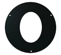 1PEZZO ROSONE ELLITTICO IN ACCIAIO ø cm 8 - spessore 1,2 mm