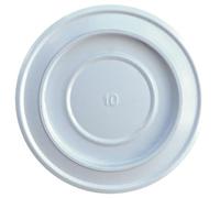 1PEZZO ROSONE PER TUBO DI STUFA D 12 CM BIANCO