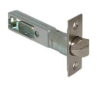 1PEZZO SCROCCO TUBOLARE PER SERRATURA PREMI/APRI 'NOVA' E 80 mm - frontale ottone nichel.