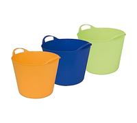 1PEZZO SECCHIO CONTENITORE MULTIUSO ''FLEX-BAG'' ø42 cm - 24 lt blu