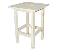 1PEZZO SGABELLO 'ALTO' cm 30 x 30 x h 45 - legno chiaro