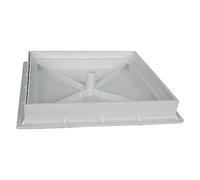 1PEZZO SIGILLO PORTAPAVIMENTO IN PLASTICA cm 40 x 40