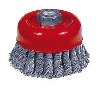 1PEZZO SPAZZOLA A TAZZA PER SMERIGLIATRICE filo 0,50 mm - ø100 mm