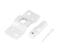 1PEZZO SUPPORTO FISSAGGIO PER MOTORE TAPPARELLE completo di perno quadro