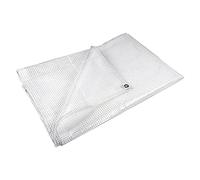 1PEZZO TELONE RETINATO CON OCCHIELLI mt 2,5 x 3 bianco - 160 gr./mq.
