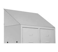 1PEZZO TETTO INCLINATO PER ARMADIO SPORCO/PULITO - 2 ante, cm.68,5x50