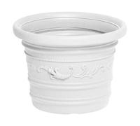 1PEZZO VASO TONDO FESTONATO Col. Bianco Ï cm. 80