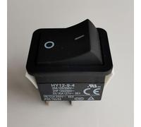 1Piece HY12-9-4 20A 125/250V 2HP 125/250V 4Pins ON-OFF Rocker Switch(Black)