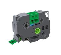 1pk compatibile compatibile universale compatibile 18mm Tze241 etichetta funziona con TZE-241 141 441 541 641 per la stampante etichetta PT-E550W Sostituzione del mercato post-vendita(Black on Green)