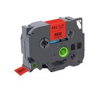 1pk compatibile compatibile universale compatibile 18mm Tze241 etichetta funziona con TZE-241 141 441 541 641 per la stampante etichetta PT-E550W Sostituzione del mercato post-vendita(Black on Red)