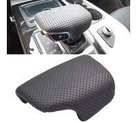 #1Pomello cambio-cover in pelle nera ricambio per-A4/S4/B9/Q5/S5 4M1713139F#