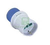 1PZ ADATTATORE INDUSTRIALE CON SPINA CEE 309 IP44 E PRESA BIPASSO E SCHUKO 16A :
