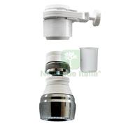 1PZ AERATORE A SNODO CORTO CON FASCETTA 2 GETTI: