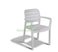 1PZ ALLIBERT SEDIA 'TISARA' BIANCA 58X53 H 83 CM: