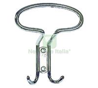1PZ APPENDIABITO 'LINEA' FINITURA CROMO: