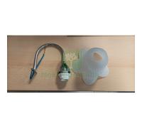 1PZ APPLIQUE PER MOBILE BAGNO SOSPESO IRIS CM.85 BIANCO PORTUNA: