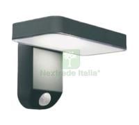 1PZ APPLIQUE SOLARE LED 'SOLARE' 4,5 W CM 18 X 13 X 12 GRAFITE: