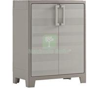 1PZ ARMADIO BASSO 2 RIPIANI IMPERMEABIL GULLIVER KETER PPL SABBIA BEIGE 2 ANTE :