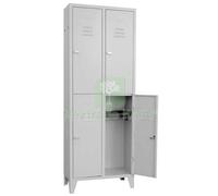 1PZ ARMADIO MULTISPOGLIATOIO MONTATO PROMETAL VERN GRIGIO POSTI 4 H.MM 1795 MM :