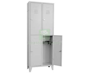 1PZ ARMADIO MULTISPOGLIATOIO MONTATO PROMETAL VERN GRIGIO POSTI 4 H.MM 1795 MM :