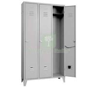 1PZ ARMADIO SPOGLIATOIO MONTATO PROMETAL VERN GRIGIO POSTI 3 H.MM 1795 MM 1000X: