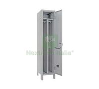 1PZ ARMADIO SPOGLIATOIO SPORCO PULITO SLIM AD UNA ANTA MONTATO CM.36X50X180H: