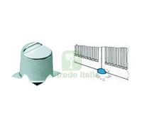 1PZ ARRESTO PER CANCELLI A BATTENTE ART.170 IN ACCIAIO ZINCATO: