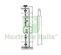 1PZ ASTA TELESCOPICA DIRITTA PER SERRATURA TRIPLICE 90 01 Ø MM.18 (90 01):