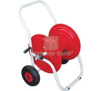 1PZ AVVOLGITUBO IRRIGAZIONE CARRELLATO PROFESSIONAL ACCIAIO VERN RUOTE PNEUM X :