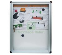 1PZ BACHECA IN ALLUMINIO CON FONDO MAGNETICO CM.45X60X4,5: