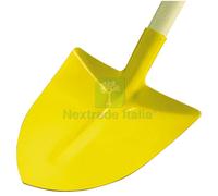 1PZ BADILE A PUNTA IN ALLUMINIO TEMPERATO CON SPALLA E MANICO MM. 300X300: