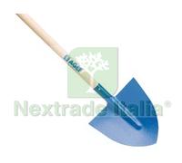 1PZ BADILETTO A PUNTA PER GIARDINO CON MANICO IN LEGNO: