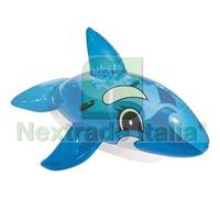 1PZ BALENA GONFIABILE CAVALCABILE +3 ANNI CM.157X94 (ART.41037):