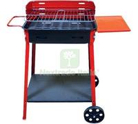 1PZ BARBECUE CARBONELLA + RUOTE FD CM 45X30 H.CM 85: